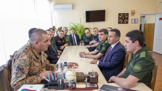 В рамках мероприятий, посвященных 10-летию Следственного комитета РА, председатель СК РА Аргишти Кярамян посетил марз Сюник (Фото)